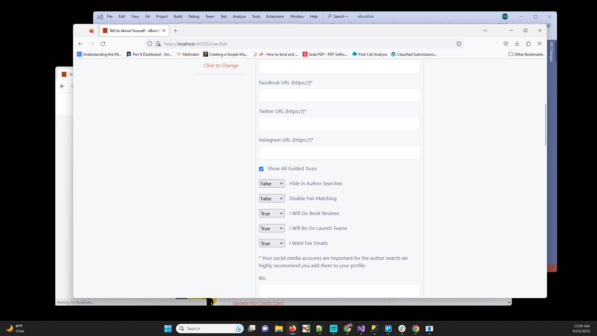 Scroll down to see "Show All Guided Tours" and make sure that is not selected